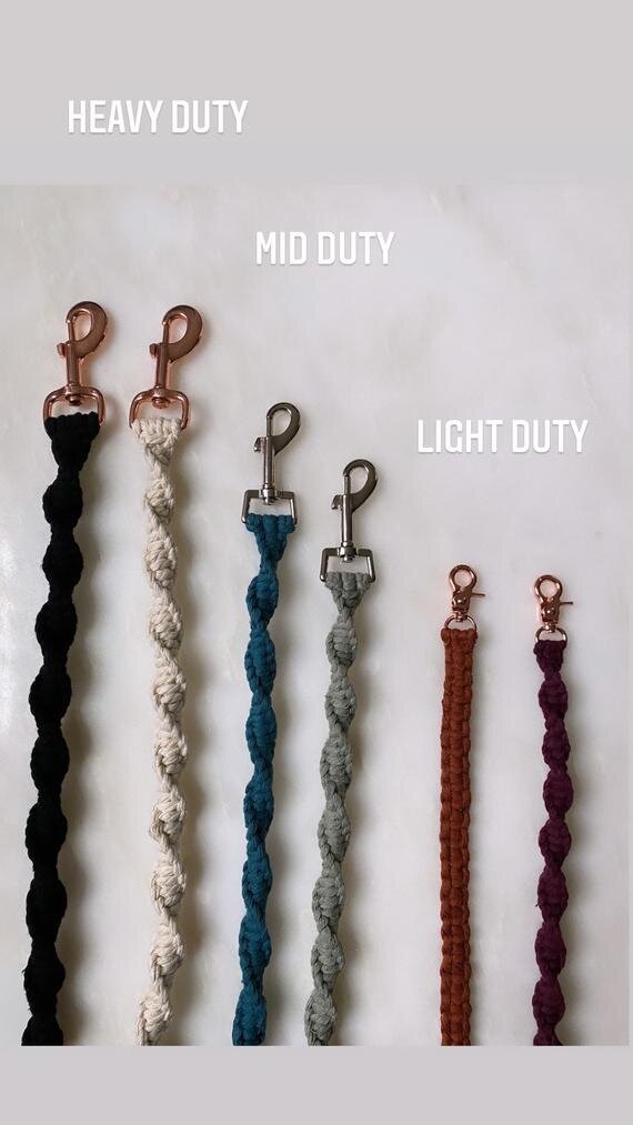 Personalized Macramé Dog Leash