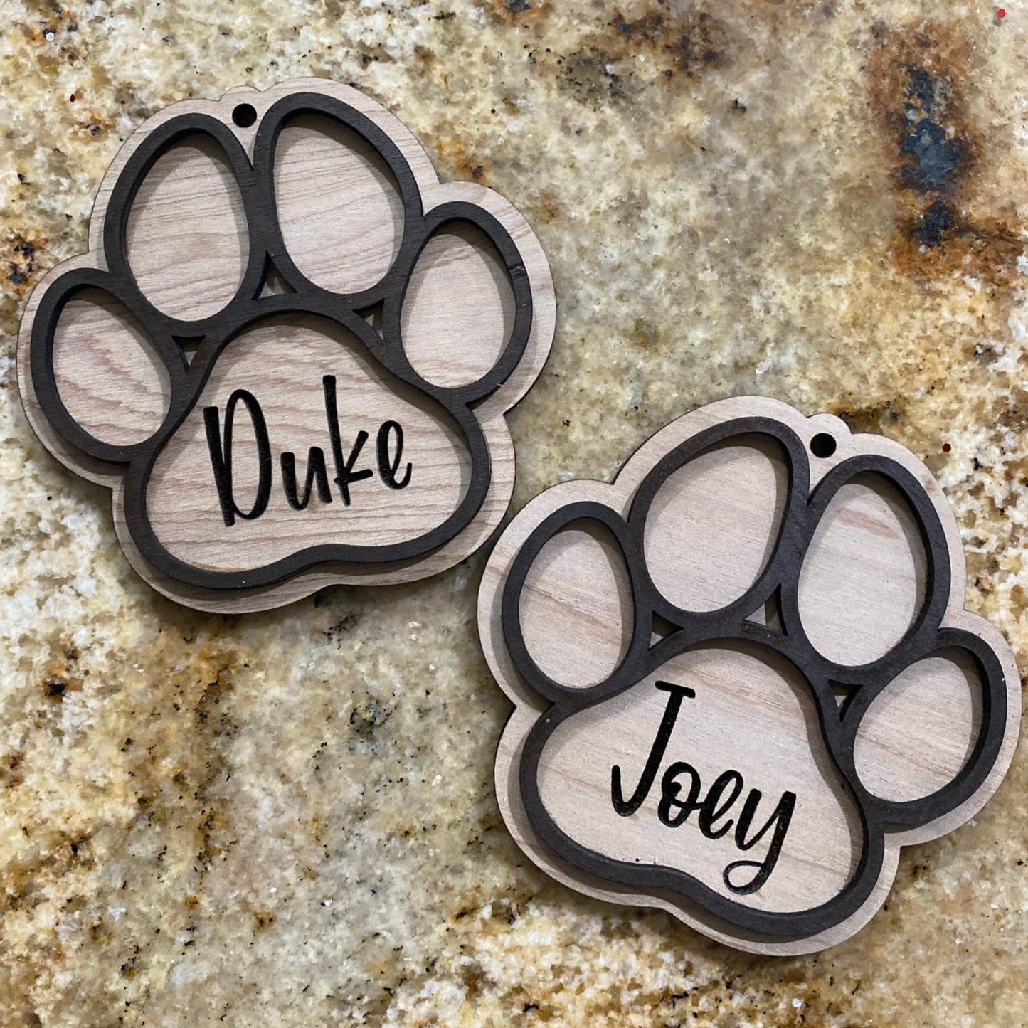 Paw Print Ornament