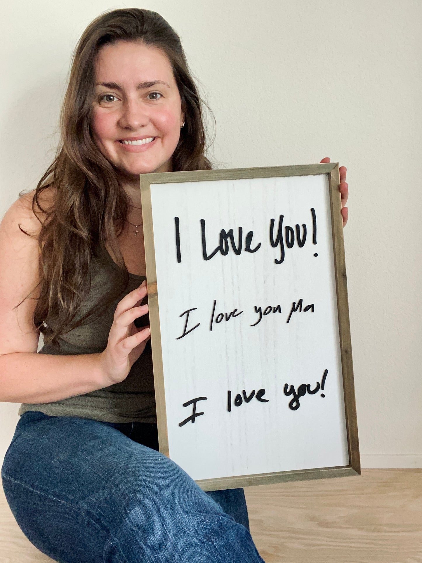 multiple "I love you" sign