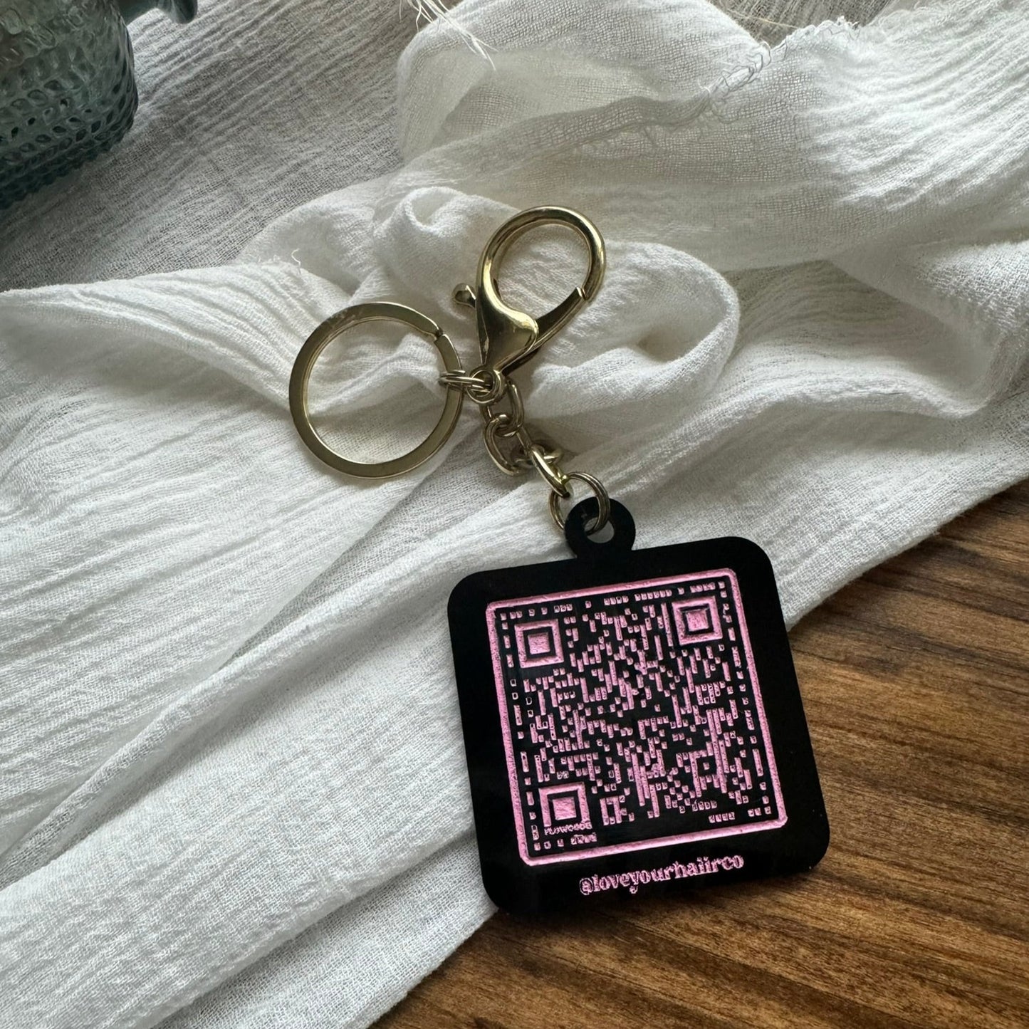 QR Code Keychain