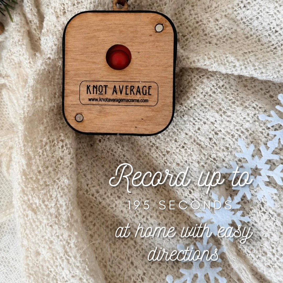Personalized Voice Recording Ornament