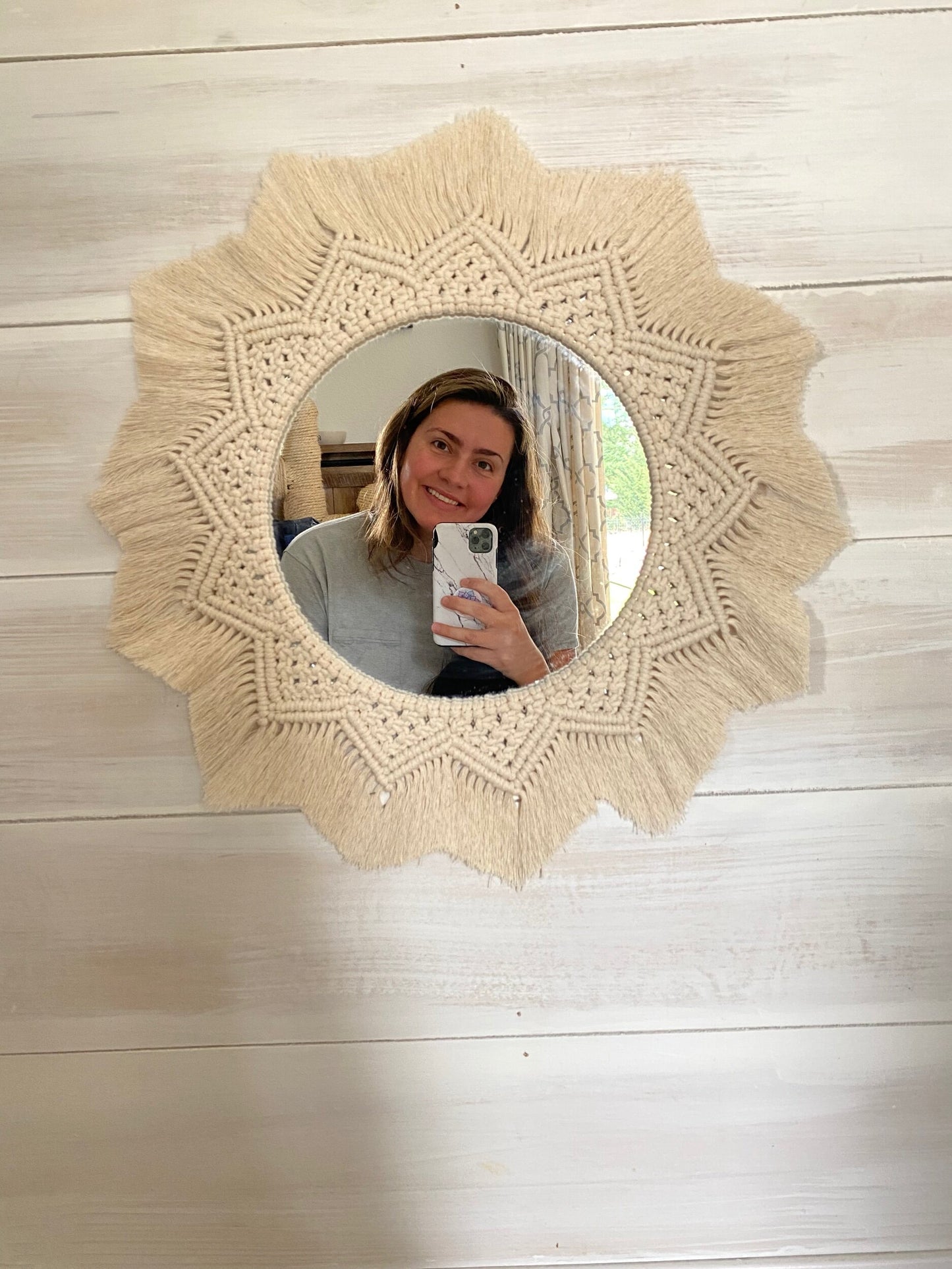 Macrame Mirror