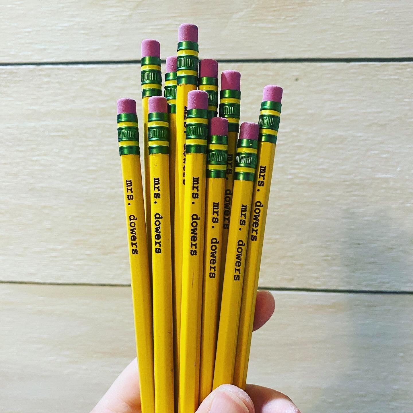 Custom Engraved Pencils