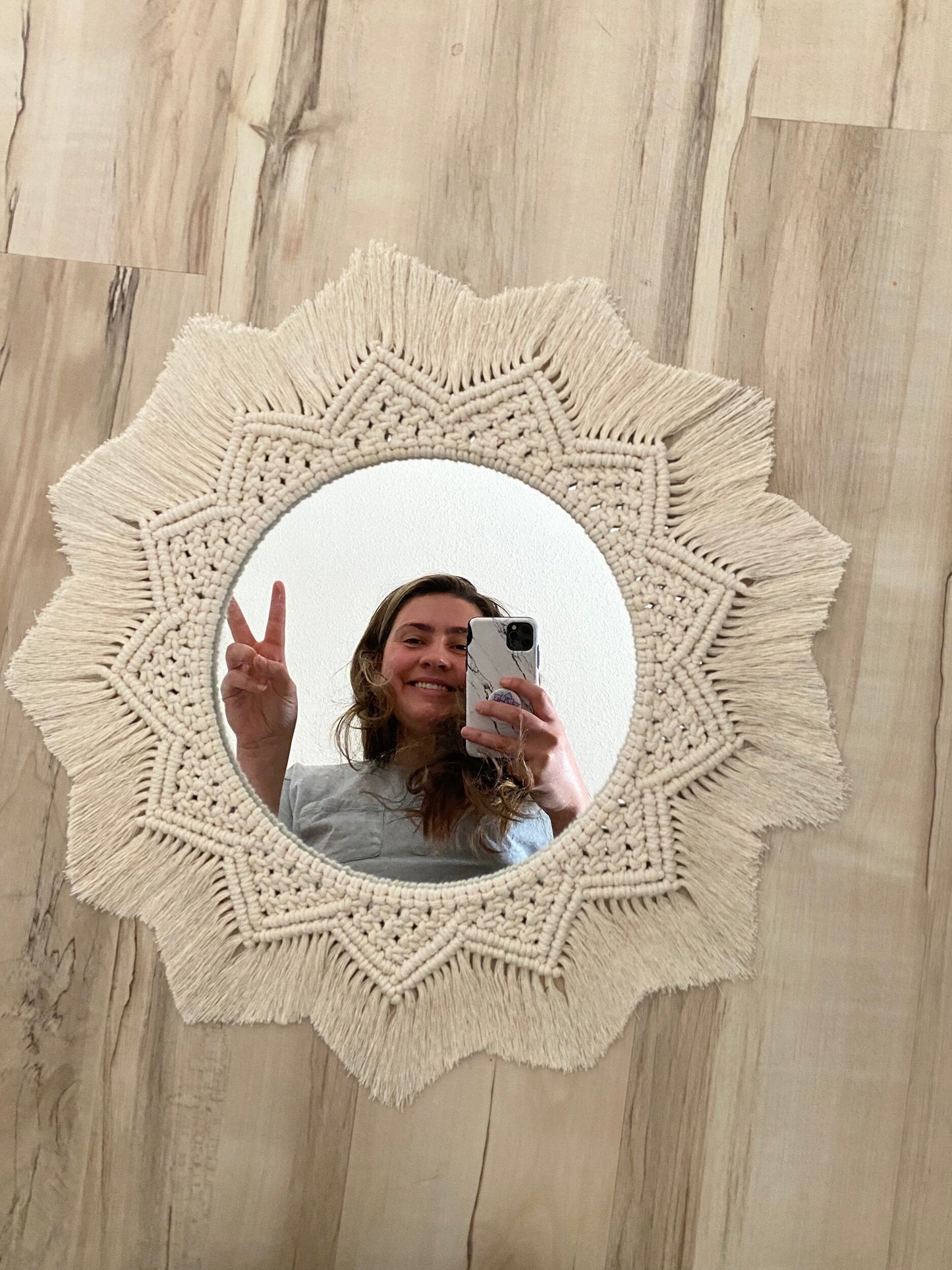 Macrame Mirror