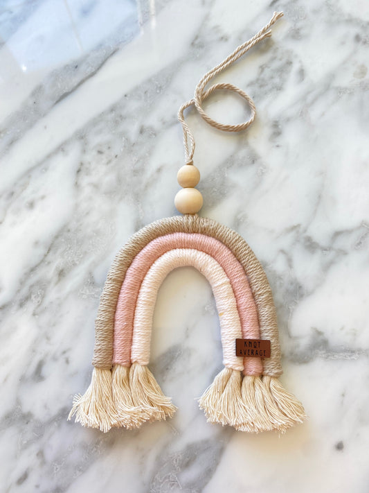 Macrame Rainbow | Blush